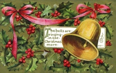 Vintage Christmas postcard old