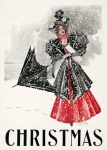 Ancienne carte postale de Noël vintage