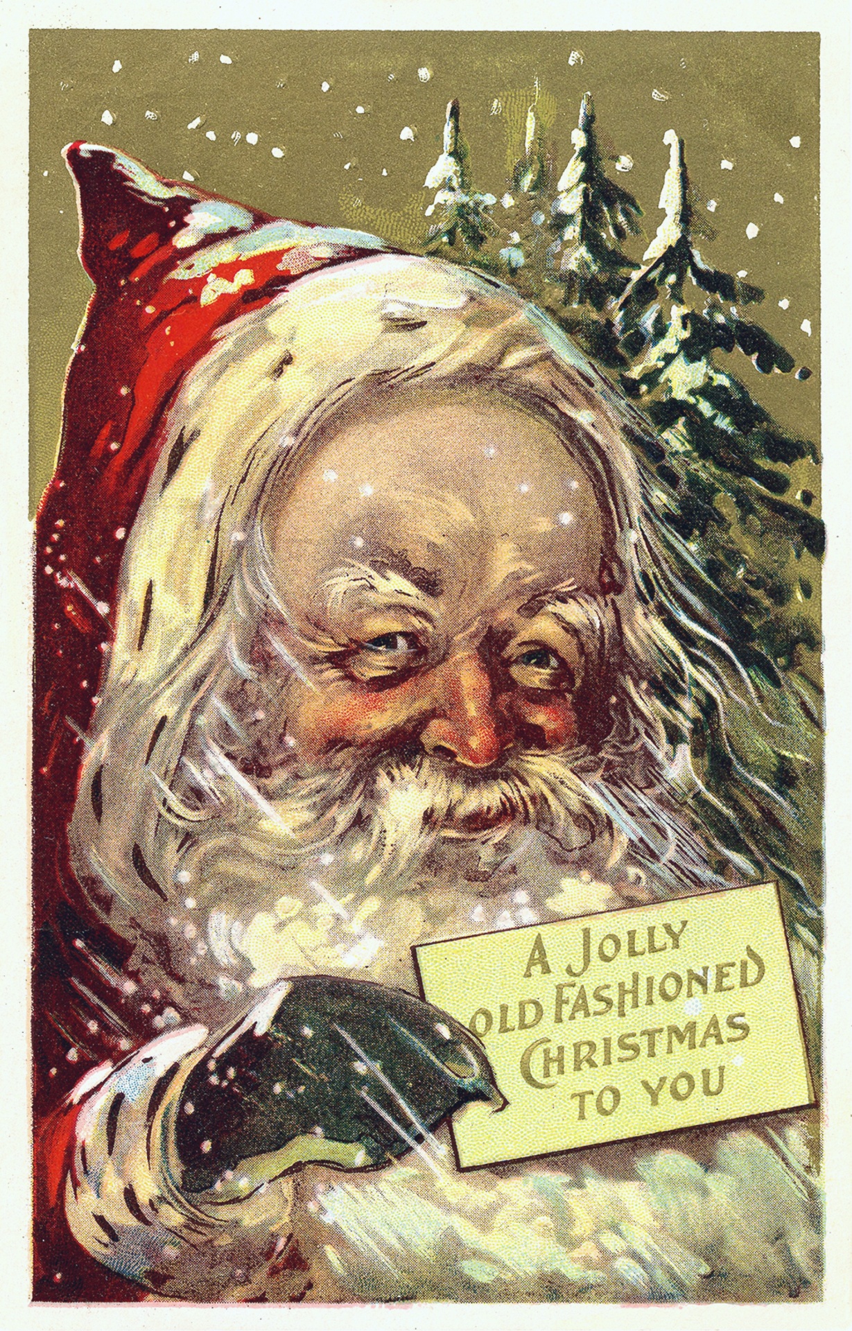 Vintage Christmas Postcard Old Free Stock Photo - Public Domain Pictures