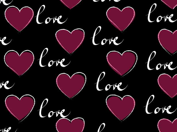 Black Love Heart Background Free Stock Photo - Public Domain Pictures