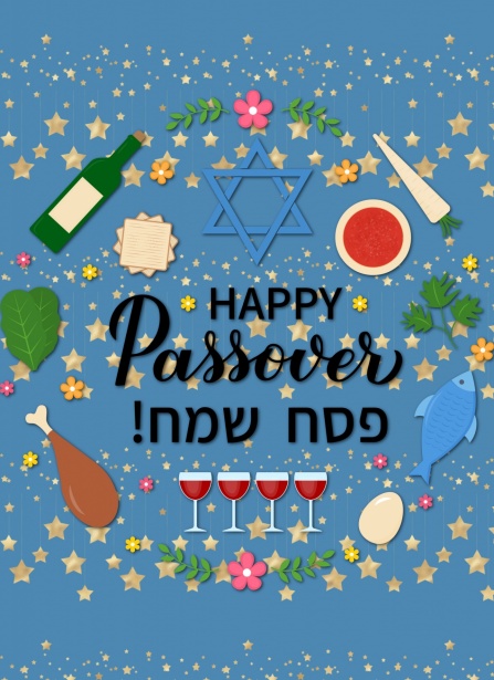 Passover Greeting Poster Free Stock Photo - Public Domain Pictures