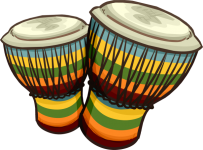 Afro, afrikanska trummor, trumma, musik