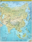 Mapa Asie