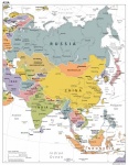 Asien-Karte