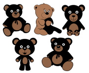 Bear cub, teddy bear, soft toy
