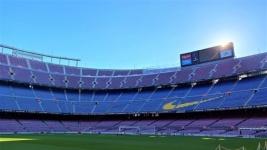 Camp Nou Stadium In Barcelona