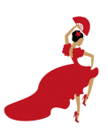 ClipArt di ballerina di flamenco