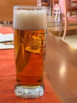Glas öl