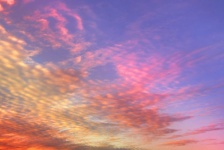 Sky solnedgång moln