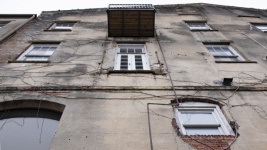 Balkon staré budovy