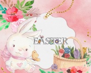 Baby Bunny Easter Poster