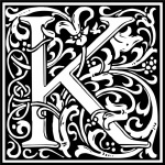 Letra inicial del alfabeto K