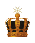 Corona, viejo, vendimia, ilustración