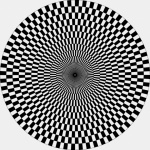 Optisk illusion bedrägerimönster