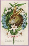 Ostern Vintage Postkarte alt