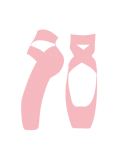 Clipart pantofi de balet roz