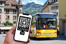 QR-Code, öffentliche Verkehrsmittel, Bus
