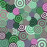 Rings circles pattern background
