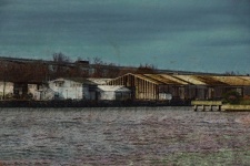 Riverfront Artistic Background