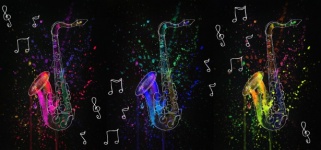 Saxofón, instrumento musical, música.
