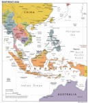 Zuidoost-Azië Kaart