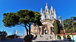 Tibidabo Church In Barcelona