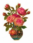 Victorian Vintage Flower Vase