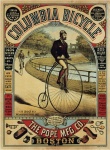 Plakat rowerowy w stylu vintage