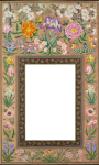 Vintage floral frames clipart