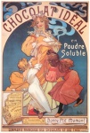 Publicité de chocolat vintage