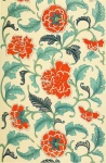 Fond de fleurs motif vintage