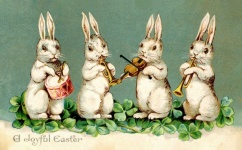 Vintage Easter postcard old