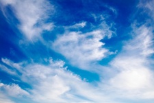 Nuages bleu ciel photo