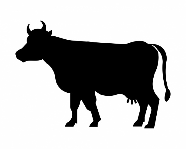 牛のシルエットのクリップアート 無料画像 Public Domain Pictures
