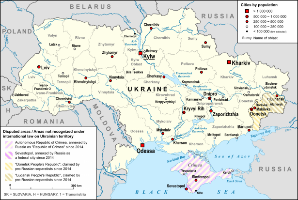 Карта Украины Бесплатная фотография - Public Domain Pictures