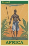 Afrika utazási poszter
