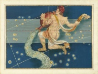 Arte del zodiaco de la vendimia de Acuar