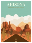 Cartel de viaje de Arizona
