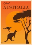 Cartel de viaje de Australia