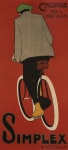 Anuncio de bicicleta vintage Póster