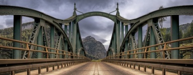 мост, дорога, природа, транспорт