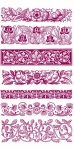Clipart floral banner dividers
