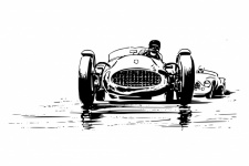 Clipart Grand Prix sports car