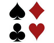 Clipart de naipes de cartas de baralho