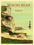 Anglie retro cestovní plakát