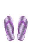 Flip Flops Purple Stripes