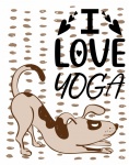 Yoga hund kärlek