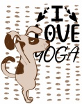Yoga hund kärlek