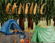 Camping în pădure