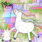 Unicorn Art Mother&039;s Day